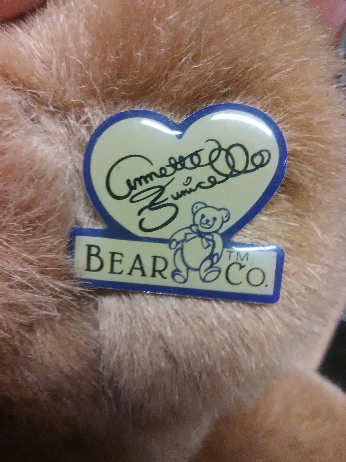 Annette Funicello Collectible Bear Co - 15 inch tall jointed Bear w stand - *800