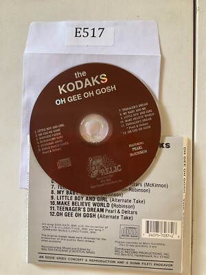 THE KODAKS CD OH GEE OH GOSH - No Case No Tracking #E517