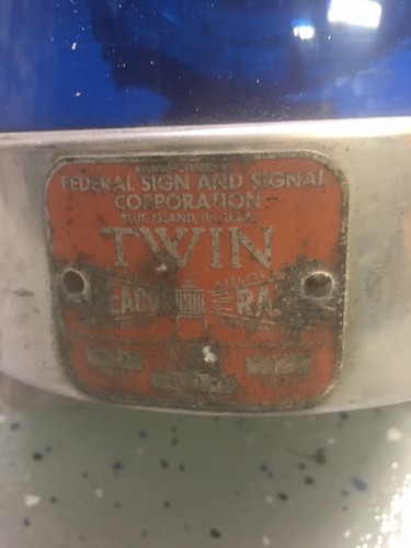 55' VISIBAR BEACON RAY MODEL 11 ROTATING POLICE/FIRE LIGHT BAR FEDERAL SIGNAL