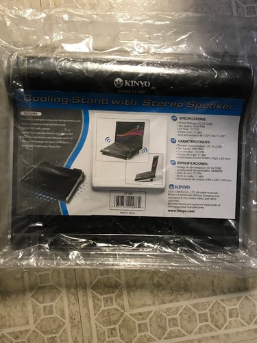 Kinyo Cooling Stand With Speaker  Cf-980