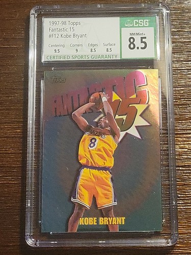 1997-98 Topps Fantastic 15 #F12 Kobe Bryant CSG 8.5 | eBay 1997-98 Topps Fantastic 15 #F12 Kobe Bryant CSG 8.5 | eBay