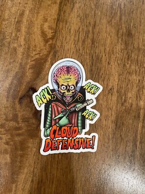 SHOT Show 2024 Cloud Defensive Mars Attacks! Vinyl Sticker Decal Las Vegas NEW