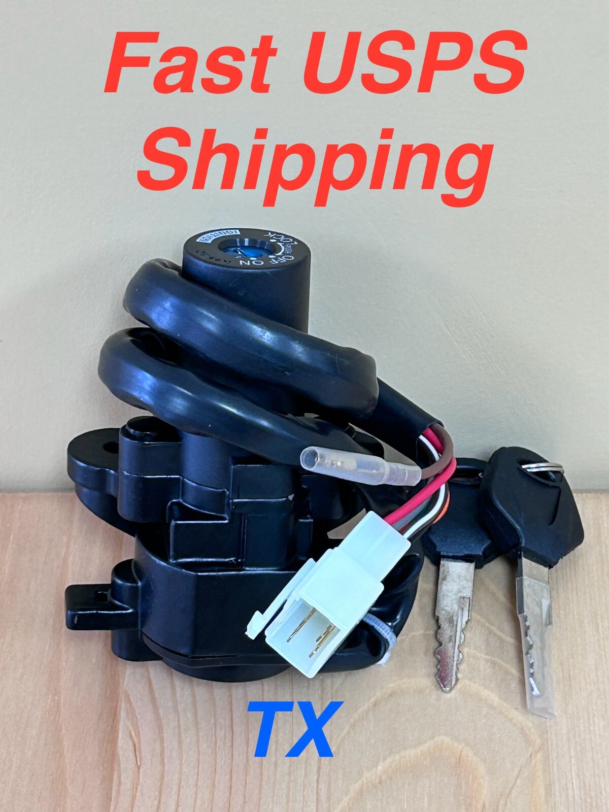 Ignition Key Switch & Resistor For Kawasaki Ninja ZX6 ZX600D