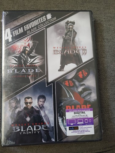4 Film Favorites: Blade Collection (DVD) Sealed 794043132223