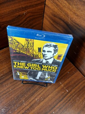 The Girl who knew too much (Blu-ray,1969) NEW-Free Shipping with Tracking