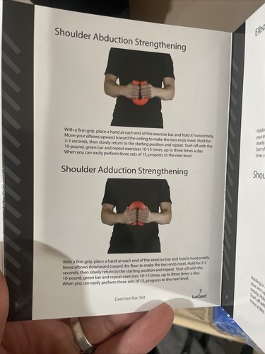 LoGest Twist Hand Exerciser Bars 3 Piece Flexible Strengthener Set Live Stronger