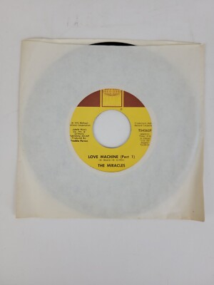 The Miracles ''Love Machine''  45 RPM Record -  Pt. 1 And 2