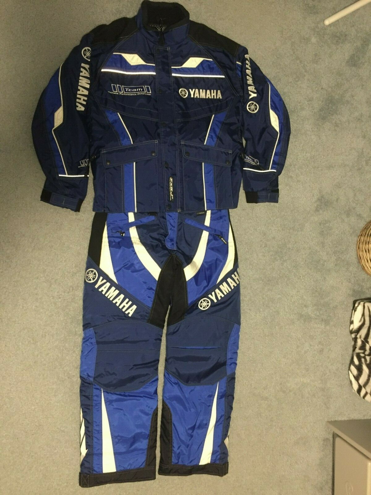 New Yamaha FXR matched set jacket bibs / pants Men's small snowmobile
