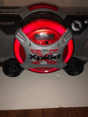Sony EXPLODE CFD-G505 CD Cassette Radio  Boombox  XPLODE STEREO