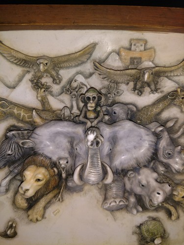 1999 STORM BREWING Picturesque  Harmony Kingdom Retired Peter Calvesbert w/box