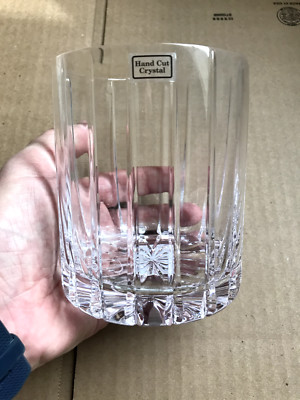 Williams-Sonoma Dorset Crystal Triple Old-Fashioned Glasses set of 4   3491188