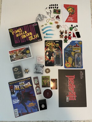 Mezco One 12 Conan, Gomez, Pink Skulls, Doc Noc, Nosferatu, Accessories Lot