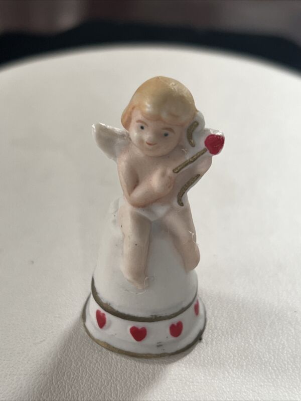 Vintage 1984 ENESCO Love Angel Porcelain Thimble