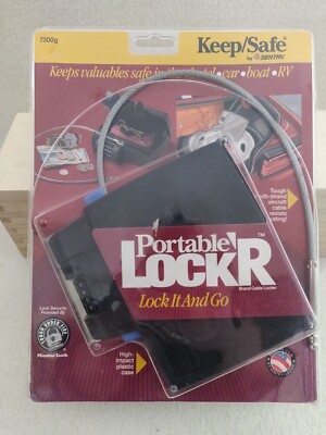 Keep/Safe By Sentry. Portable locker, safe. Camping, festival RV Hotel. New 