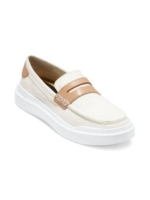 COLE HAAN Мужские лоферы без шнуровки на танкетке цвета слоновой кости Penny Cushioned Rally 9 M