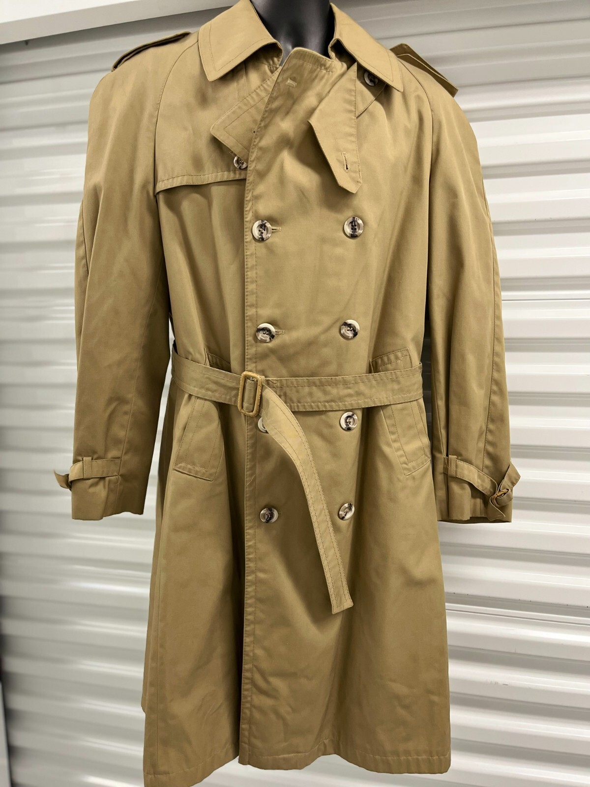 Vintage Member's Only Trench Coat with belt size 40 R | eBay