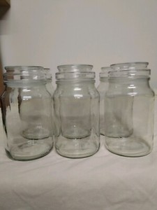 6 Lge Moccona Storage Jars Pantry Cupboard Cooking Accessories