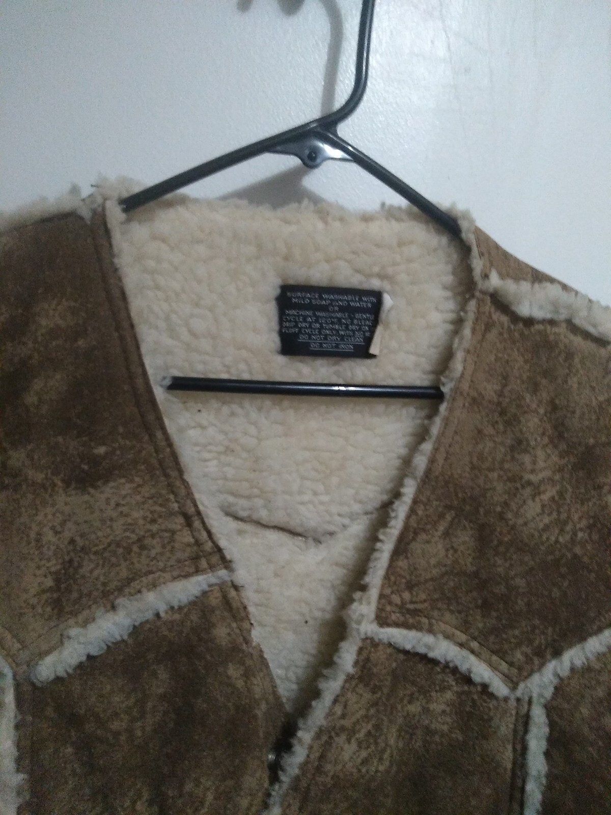 SUEDE LEATHER VINTAGE WESTERN COWBOY 