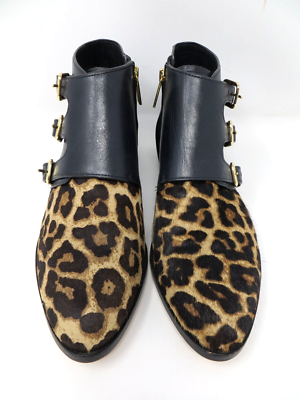 Michael kors sale leopard booties