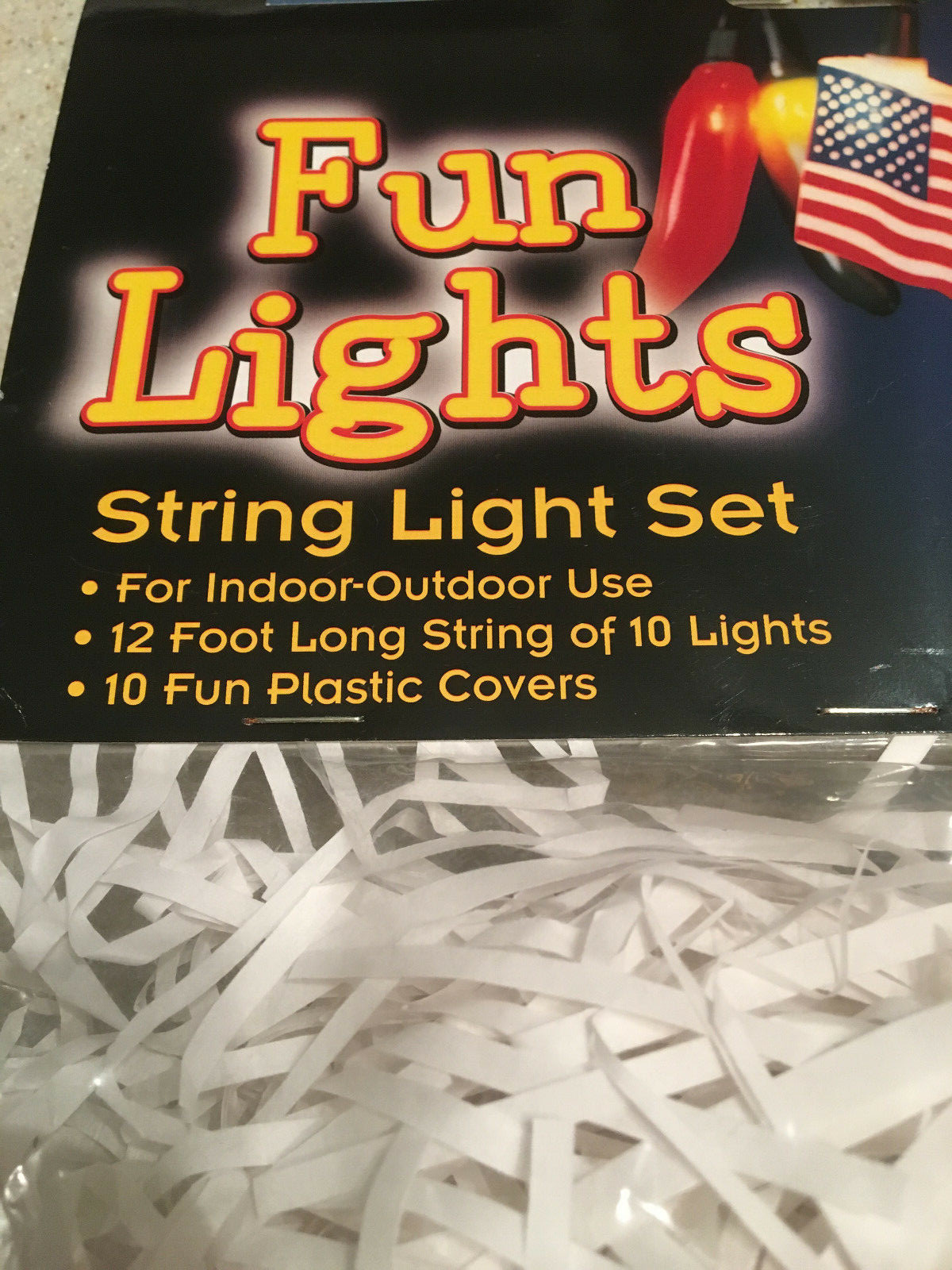 Primal Lite by Artline 19th Hole Fun Lights 12 Ft Long String Light Set - 2 Sets