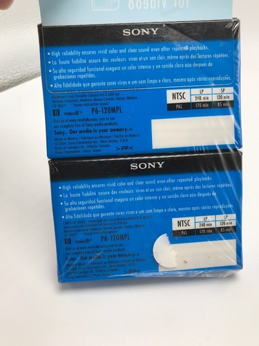 Sony 2 Pack 8MM 120 Minute Standard Tape