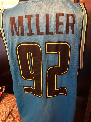 MAC MILLER THUMBS UP OFFICIAL SKY BLUE CONCERT TOUR PROMO BASKETBALL JERSEY SZ L