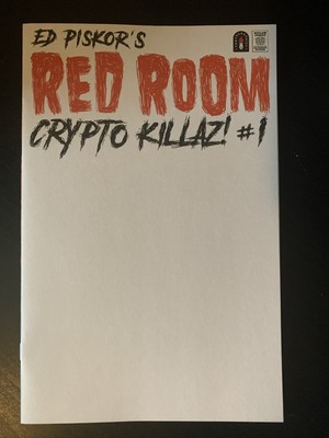 Red Room Crypto Killaz #1 Cover E Variant Blank Cover By Fantagraphics 2023 NM
