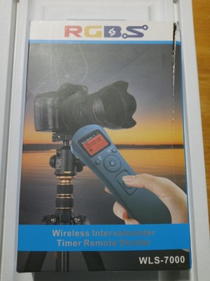 RGBS WLS-7000 Wireless Intervalometer Timer Remote Shutter
