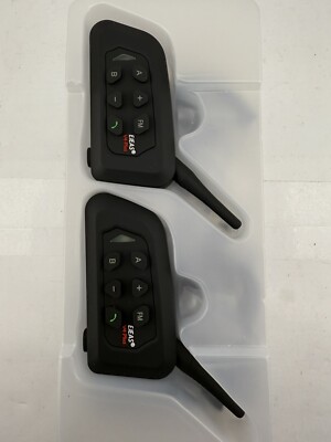 EJEAS V4 Plus Motorcycle Helmet Bluetooth Intercom (2 Pack)