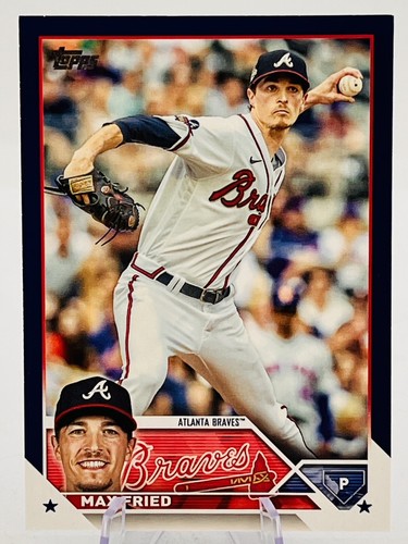Max Fried 直筆サイン　Braves エースピッチャー　MLB AUTO 2023 Topps Series 1 Baseball Max Fried #290 Royal Blue | eBay