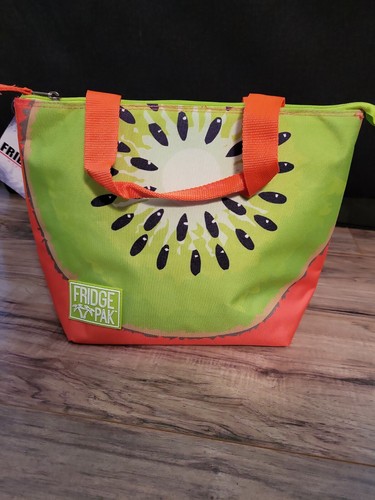 Fridge Pak Insulated Cooler Tote, Lunch bag, Orange (Tangelo/Limeade) NWT