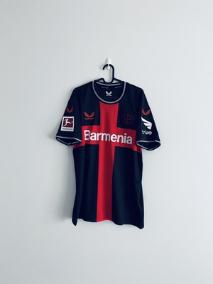 Bayer 04 Leverkusen Home Shirt Jersey 23/24 No.20 Grimaldo XL