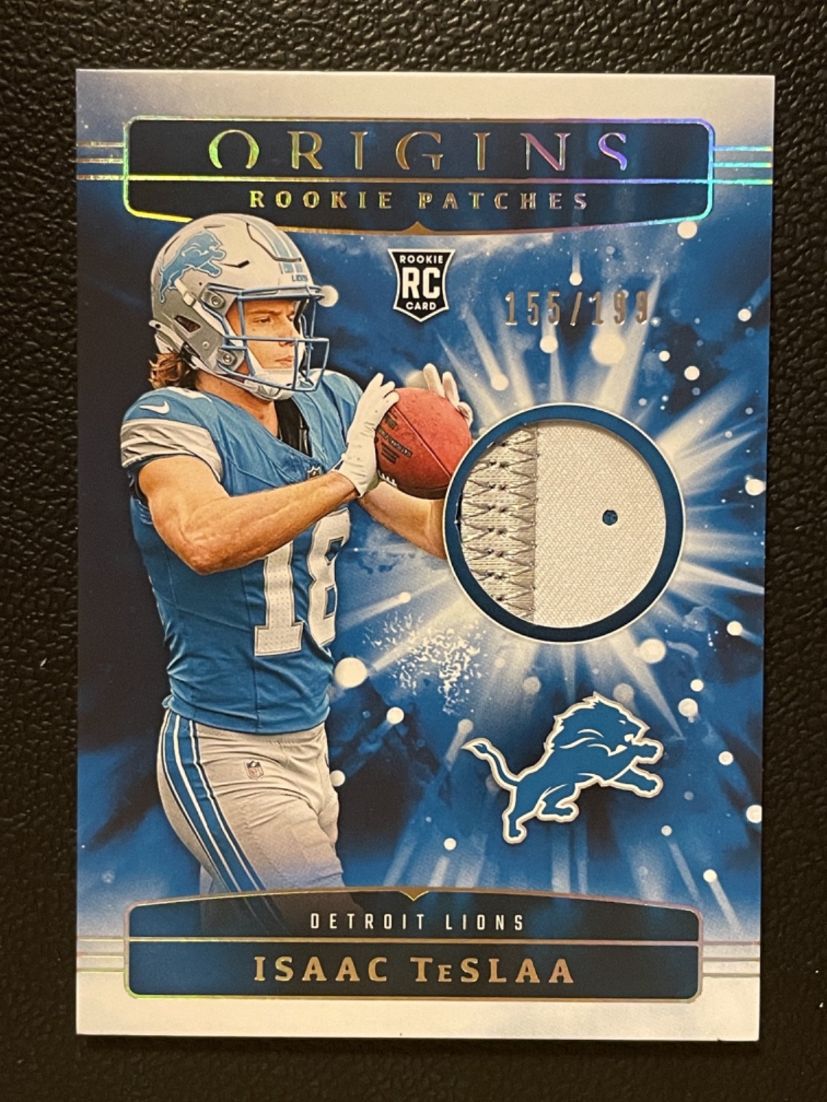 2025 Panini Origins #RPH Isaac Teslaa 155/199 Patch RC Rookie