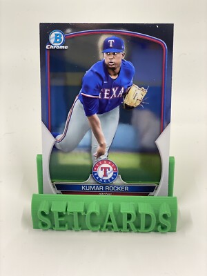 2023 Bowman Chrome Prospect Kumar Rocker #BCP-39 Rangers Baseball Card