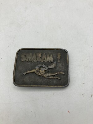 Shazam buckle Bergamot buckle U-84 VGC USA Small Buckle Marvel 1973