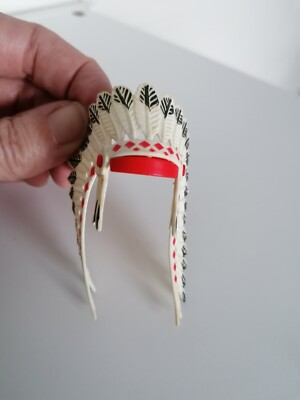 Playmobil Chef Indien Avec Coiffe à Plumes - Thème Western - État Comme Neuf