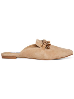 

STEVE MADDEN Женские коричневые кожаные сандалии без шнуровки на каблуке 0,5 с цепочкой, 7,5 м, Коричневый, FEST02S1