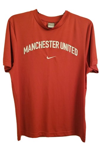 Nike Manchester United Shirt Fit Dry Med Red embroidered