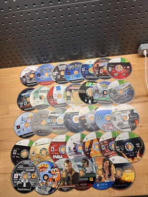 FOR PARTS REPAIR RESURFACE LOT Games Scratched Halo GTA V 4 Restoration Ps2 PS3