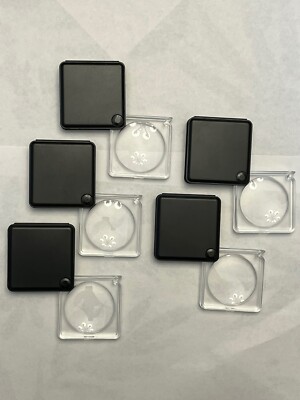 Carson Optical Magniflip 3X Pocket Magnifier Tool GN-33 Black New  5 Pack