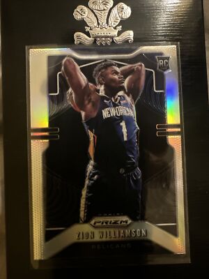 2019-20 Panini Prizm Zion Williamson  Silver Prizm Rookie RC #248 Pelicans 