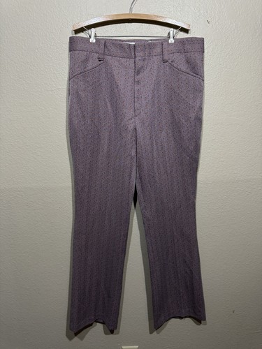 60s VTG FARAH SLACKS Talon Zipper USA Made Pants 36x25 Men's