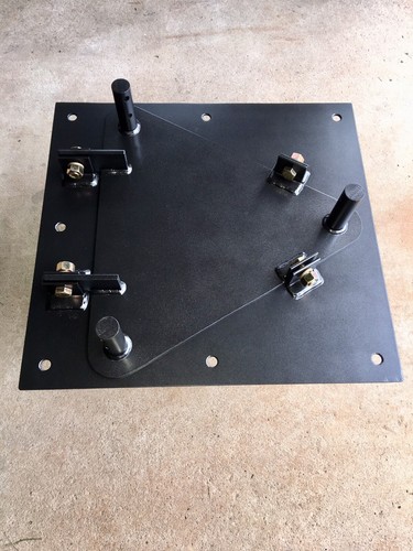 HAM RADIO Hinged Base plate Compatible with Rohn 45G tower sections