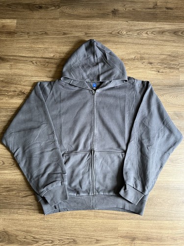 Yeezy Gap Zip Up Hoodie Dark Grey Size XL (Exclusive) | eBay