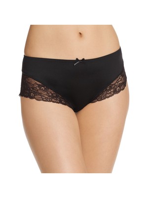 

FINE LINES Intimates Черное нижнее белье бикини с низкой посадкой, Черный, MB071