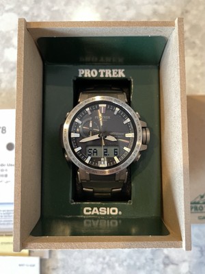 Fs Reduced Casio Protrek Prw 60 2ajf Slim Series Solar Atomic Triple Sensor Watch Watchcharts
