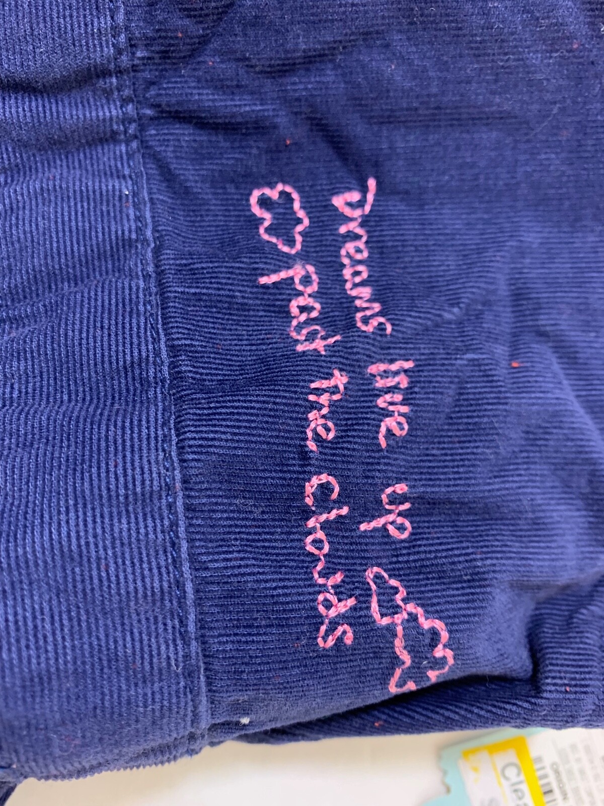 Cat And Jack Skirt/Shirt combo Blue with Pink Clouds