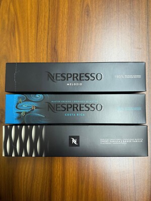 Nespresso Vertuo, Melozio, Costa Rica, Sweet Vanilla Variety Pack-30 count