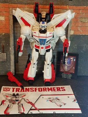 GI JOE ~ 2017 JETFIRE ~  SDCC revolution TRANSFORMERS ~ 100%, CARD & BLUEPRINTS 