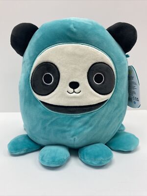 Squishmallow 8'' Stanley Panda Octopus Soft Plush Summer Squad 2021 NEW w/ Tags